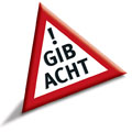 Logo "!GIB ACHT"