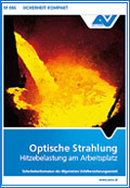 Titelbild des Merkblattes M 086, Optische Strahlung - Hitzeschutz