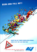 Poster Ski-Abschwingen