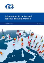 Titelblatt der Broschüre Informationen für im Ausland lebende Pensionisten und Pensionistinnen © Pensionsversicherungsanstalt