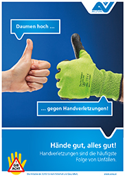 Kampagne 2014 "Hände gut, alles gut"