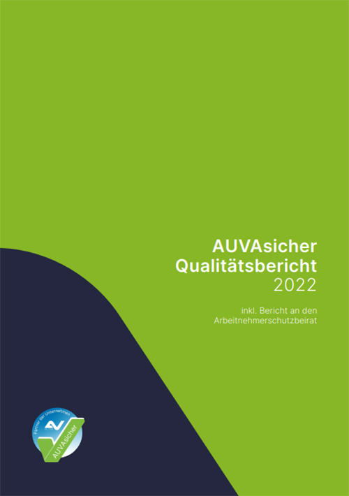 Titelbild "AUVAsicher" - QM-Bericht 