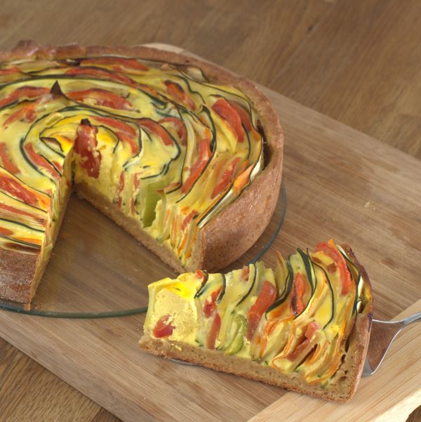 Mehr Informationen zum Thema: Geringelte Gemüsequiche