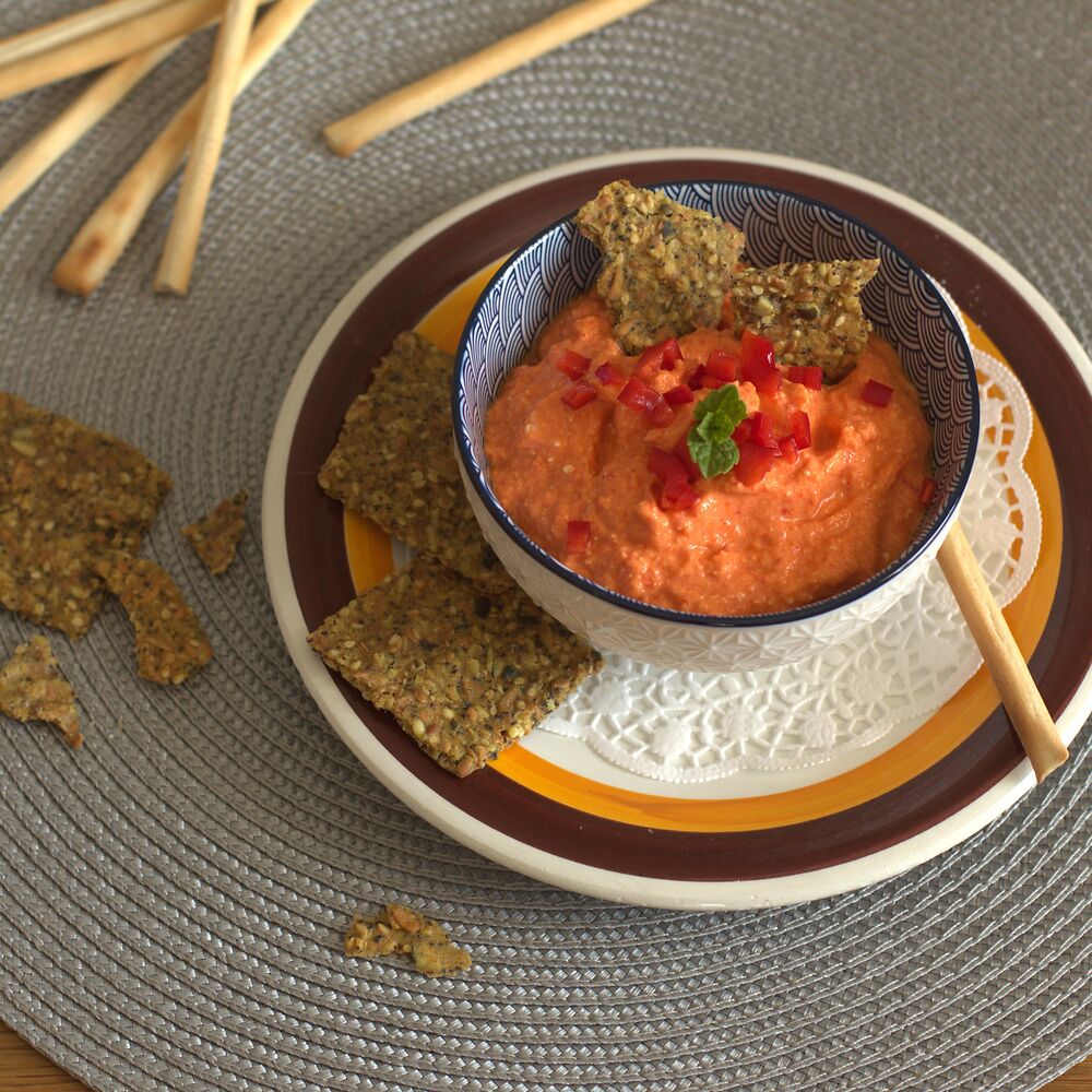 Mehr Informationen zum Thema: Saatencracker mit Paprikadip