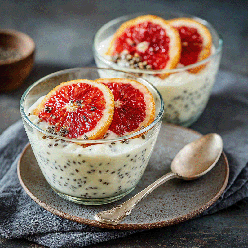 Mehr Informationen zum Thema: Mohn-Marzipan-Joghurt mit Blut&shy;orangen&shy;scheiben