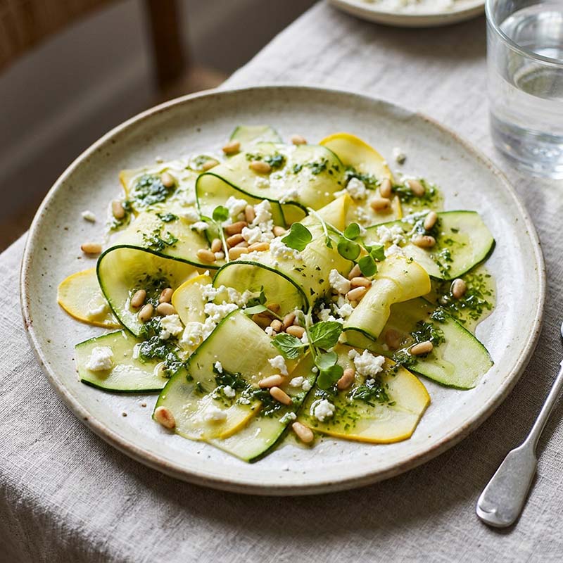 Mehr Informationen zum Thema: Zucchini Carpaccio
